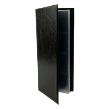 Karton PP Névjegytartó Maxi pvc borítású karton 80 db-os fekete névjegytartó