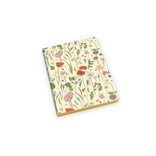 KARTOS Summer Flowers 96 lapos A5 vonalas arany élfestett füzet - Mintás (1096601) füzet