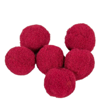  Kashmir golyó 2cm bordó 100db-os csomag dekorációs kellék