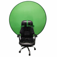 KASLAN Zöld székre tehető Chroma-key háttér - 110 cm (Bluebox/ Green-screen) háttérkarton