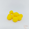  Kasmír golyó - sárga - 2 cm