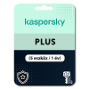 Kaspersky Plus (EU) (5 eszköz / 1 év) (Elektronikus licenc)