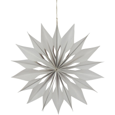  Kassia felakasztható dísz fehér hópehely 40 cm karácsonyi dekoráció