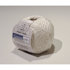  KATAN METAL, 50g - Fehér ezüst szállal 01 rövidáru