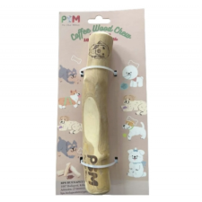  KÁVÉFA RÁGÓBOT KUTYÁKNAK-18cm játék kutyáknak
