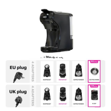  Kávéfőző, 19 bar nyomás, 4in1 funkció, 4 -ben 1 H1a BK, EU kávéfőző