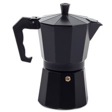  Kávéfőző 6 adagos 300ml alumínium Fekete kávéfőző