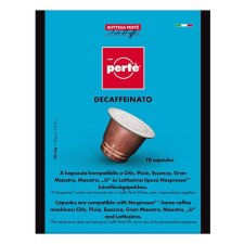 Kávékapszula CAFFÉ PERTÉ koffeinmentes 100% arabica 10 darab/doboz kávé