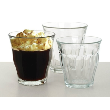 . Kávéspohár, üveg, 6db-os szett, 24cl, "Retro" konyhai eszköz
