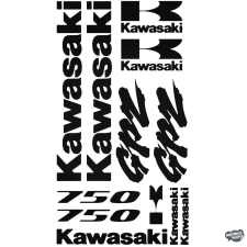  Kawasaki 750 GPZ szett matrica matrica