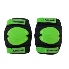Kawasaki KX-PROT-GRN_L Könyök és térdvédő - Fekete/Zöld (L) sportjáték