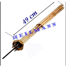 Kazán fűtőbetét 3x2500W 2" L=490mm + tömítés beépíthető gépek kiegészítői