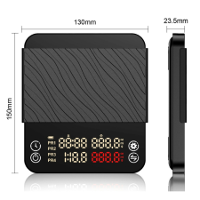  KC215B Barista mérleg 2000g - 0,1g pontosság kávéfőző kellék