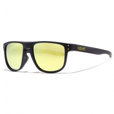 KDEAM Enfield 5 napszemüveg, Black / Yellow