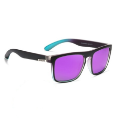 KDEAM napszemüveg polarizált fekete lila UV400 férfi női uniszex