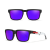 KDEAM polarizált napszemüveg UV400 női férfi uniszex fekete keret kék lencse