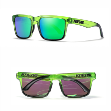 KDEAM polarizált napszemüveg UV400 uniszex átlátszó zöld napszemüveg