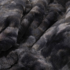 kdeco Ritmo műszőrme takaró, pihe-puha, fekete, 230x250cm lakástextília