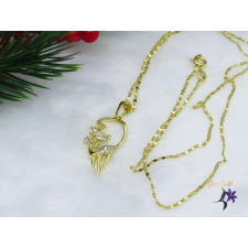  Kecses cicás medálos nyaklánc -14K nyaklánc