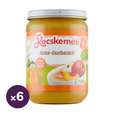 Kecskeméti alma-őszibarack, 4 hó+ (6x190 g) bébiétel