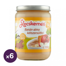 Kecskeméti banán-alma kétszersülttel, 4 hó+ (6x190 g) bébiétel