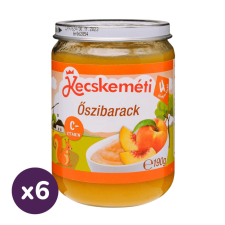 Kecskeméti őszibarack, 4 hó+ (6x190 g) bébiétel