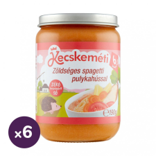 Kecskeméti zöldséges spagetti pulykahússal, 6 hó+ (6x190 g) bébiétel