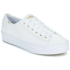 Keds Rövid szárú edzőcipők TRIPLE LEATHER Fehér 40 női cipő