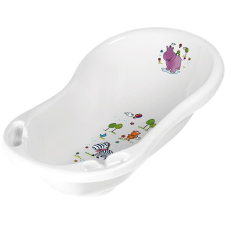 KEEEPER 84 cm „Hippo“ babakád dugóval fehér babafürdőkád