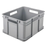 KEEEPER Keeeper Euro-box XL Tároló doboz 28L 43x35x24cm eco Szürke