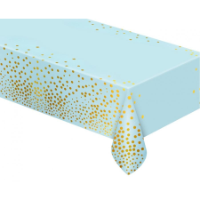 Kék B&C Gold Dots fólia asztalterítő 137x183 cm party kellék