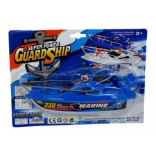  Kék elemes motorcsónak autópálya és játékautó