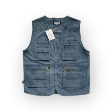  Kék férfi mellény - XL (ÚJ) férfi mellény