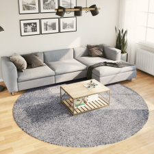 Kék hosszú szálú bozontos modern szőnyeg Ø 240 cm lakástextília
