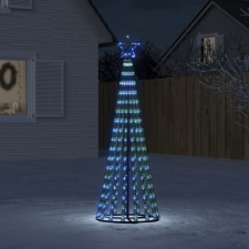 Kék karácsonyfa fénykúp 275 LED 180 cm műfenyő
