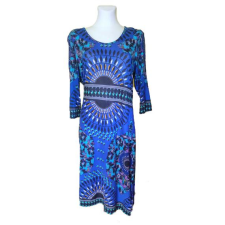  Kék mandala mintás női ruha (méret: 42) női ruha