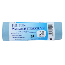  KÉK PILLE SZEMETESZSÁK 50X60 12MY, 30L KÉK 20DB/TEK takarító és háztartási eszköz