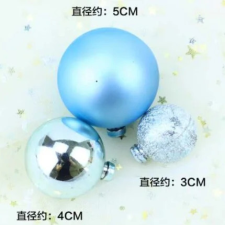  Kék színű gömb 3 db/ csomag sütés és főzés