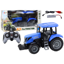 kék távirányítós traktor hangokkal távirányítós modell