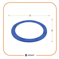  Kék trambulin védőszegély, 366 cm (12 FT), PVC/EPE hab, Springos trambulin kiegészítő
