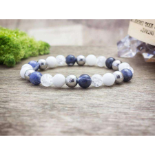  Kék vitalitás vegyes ásvány karkötő karkötő