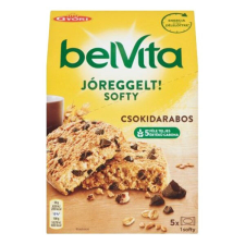 Keksz BELVITA Jó Reggelt! Softy csokoládé darabokkal multipack 250g csokoládé és édesség