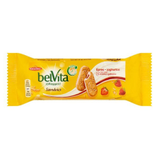  Keksz BELVITA Jó Reggelt! Softy epres töltelékkel 50g csokoládé és édesség