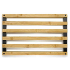 Kela Kiril tányéralátét bambusz, fekete, 38 x 24cm konyhai eszköz