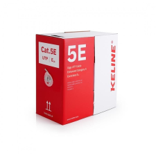 KELine UTP Falikábel dobozos CAT.5E 305m AWG24, PVC, Euroclass Eca kábel és adapter