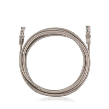 KELine UTP patch kábel CAT5e 10m szürke (KEN-C5E-U-100) kábel és adapter
