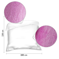  Kellemes tapintású puha plüss takaró – rózsaszín, 200*230cm (BBCD) lakástextília