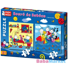 Keller és Mayer Bogyó és Babóca - 12 és 20 db-os puzzle - Szivárványhal puzzle, kirakós