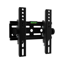 Kello 2D TV tartó fali konzol 13"-37", dönthető fekete tv állvány és fali konzol