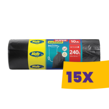 Kelly Super kukazsák 240L - 100*140cm, extra erős, 10db/tek (Karton - 15 tekercs) tisztító- és takarítószer, higiénia